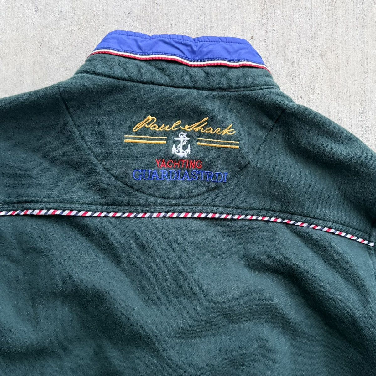 Paul & Shark Paul And Shark Sweatshirt Zip Royal Yachting Club Green XS Size US XS / EU 42 / 0 - 8 Thumbnail