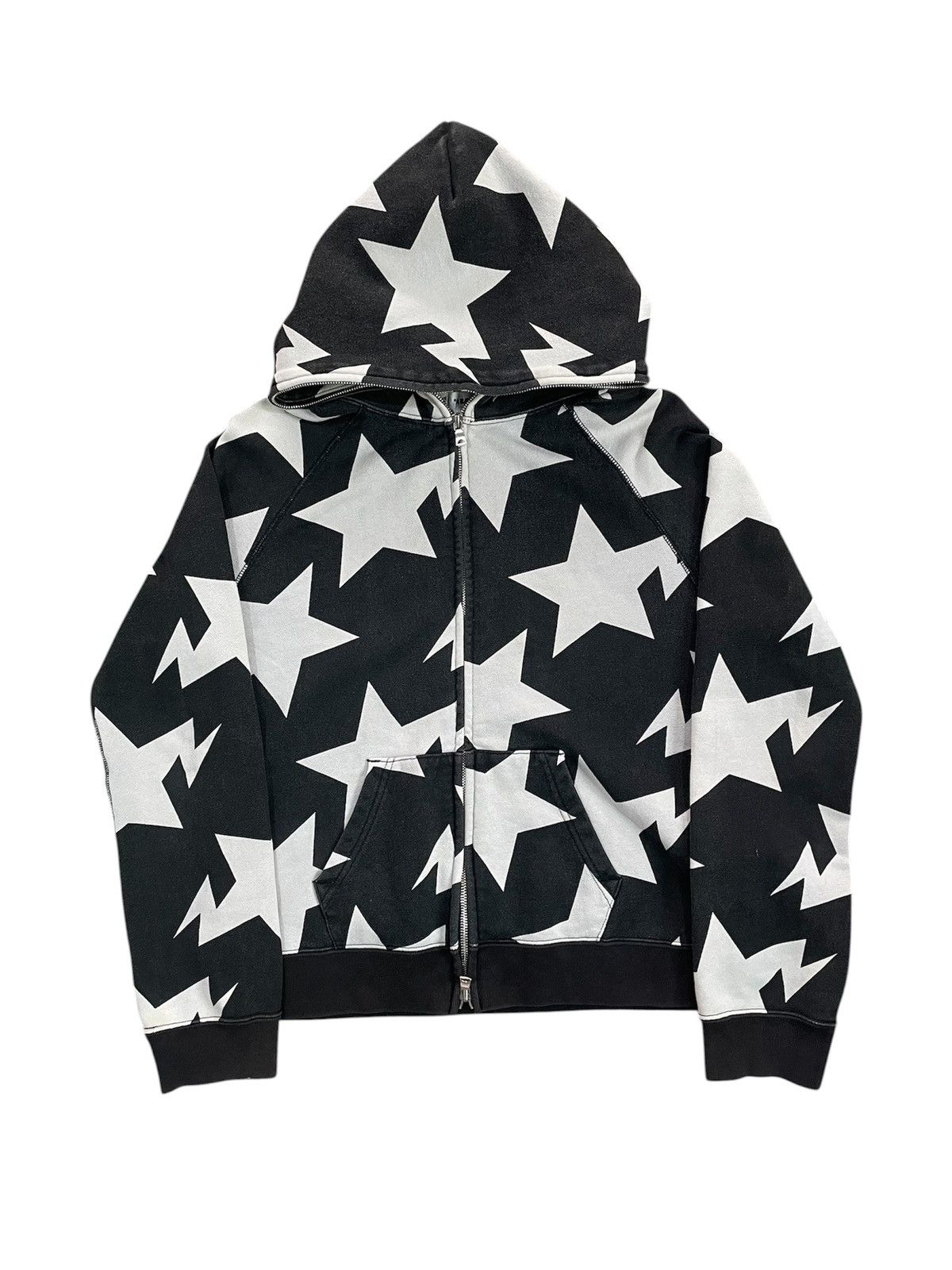 Bape BAPE Sta Pattern black white Hoodie zip Size XS / US 0-2 / IT 36-38 - 1 Thumbnail