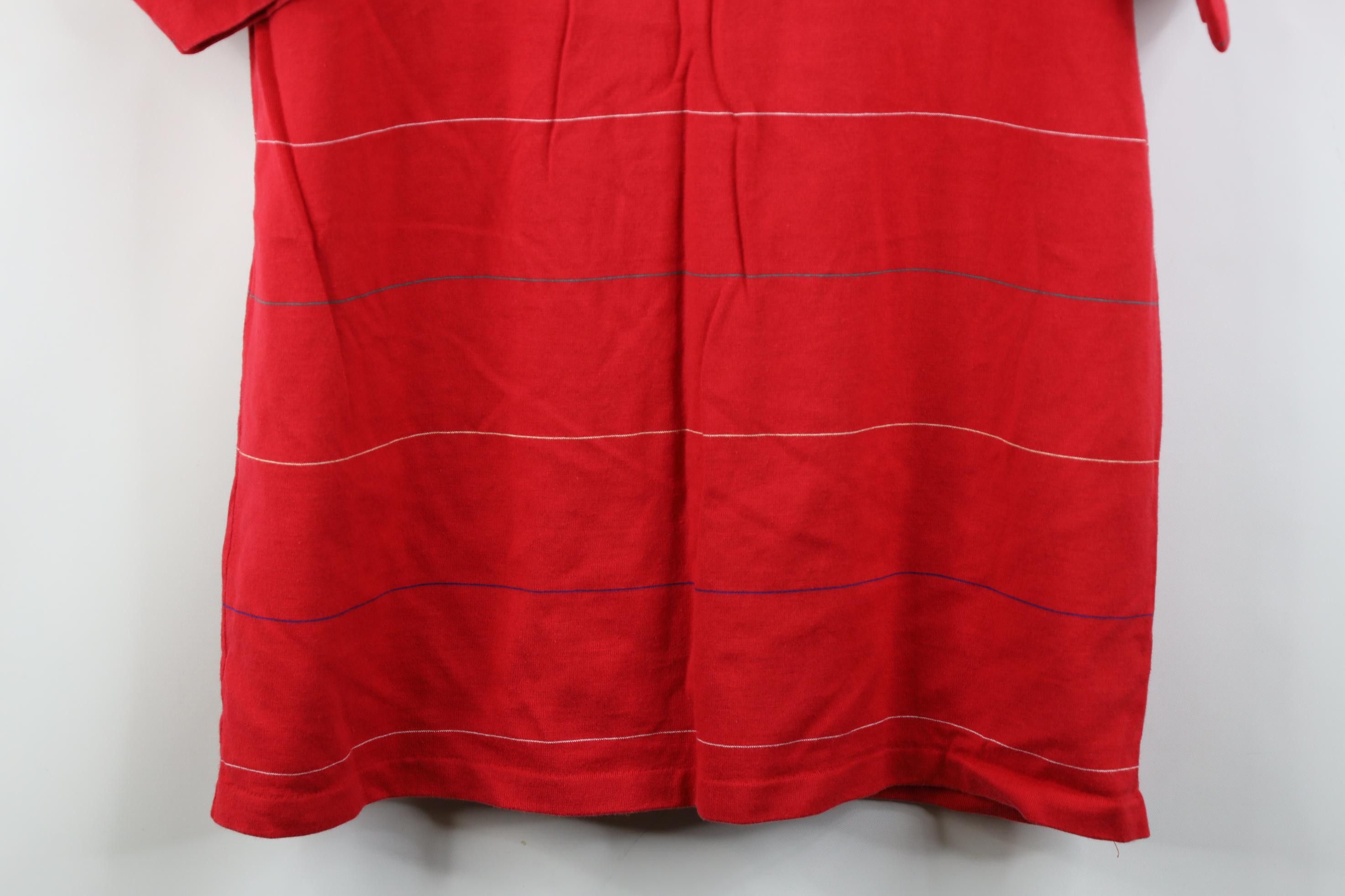 Vintage Vintage 90s Streetwear Ribbed Knit Golf Polo Shirt USA Size US L / EU 52-54 / 3 - 13 Thumbnail