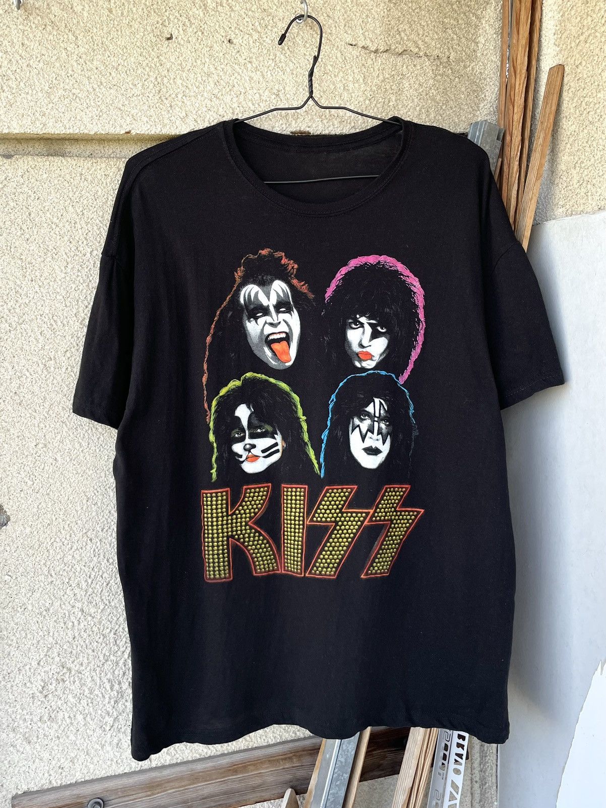 Band Tees Vintage Kiss Masks Rock Metal Band Tour Tee T-Shirt Y2K 90s Size US XL / EU 56 / 4 - 5 Thumbnail
