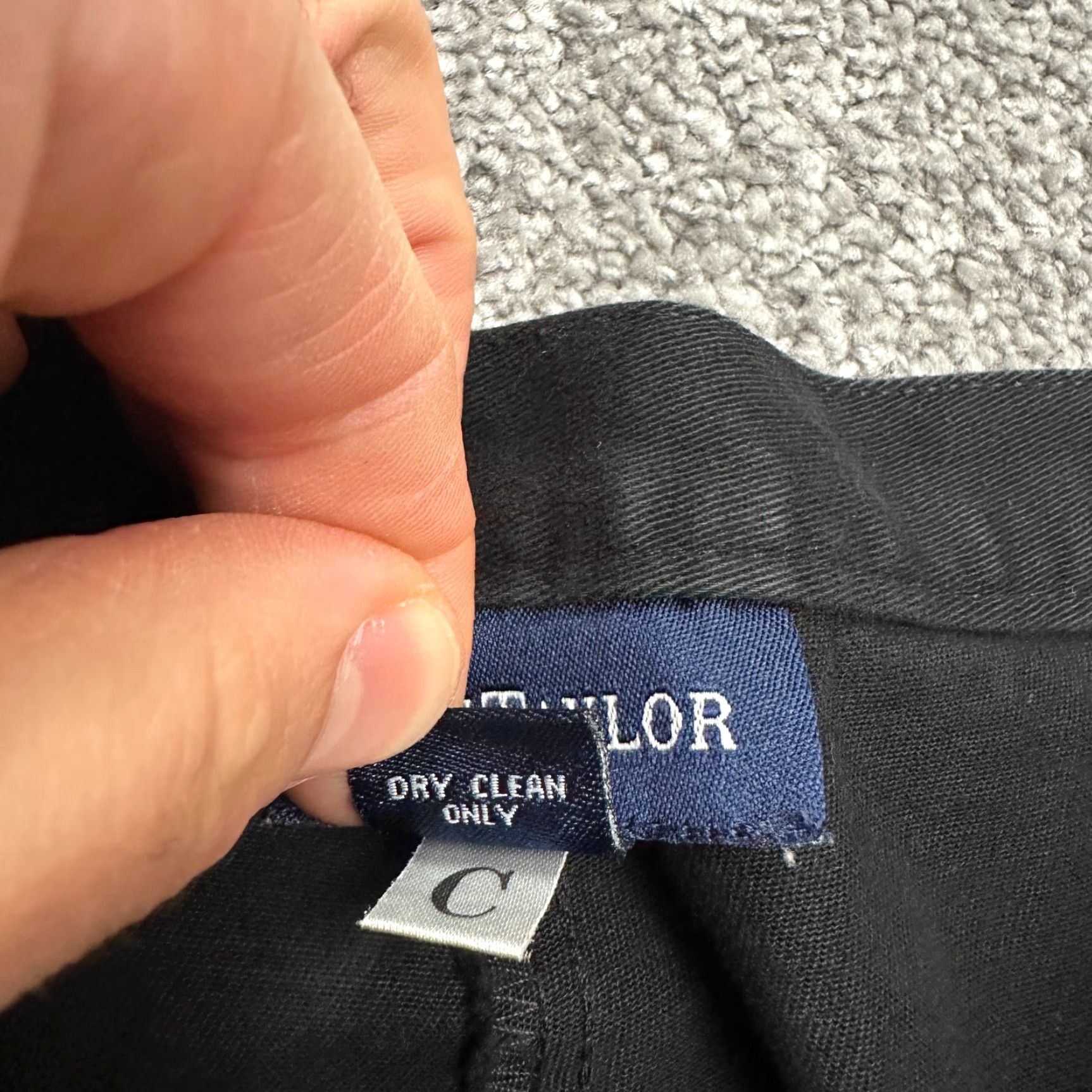 Ann Taylor Ann Taylor Dress Pants Women 6 Black Straight Leg Stretch Cotton Work 28x28.5 Size 28" / US 6 / IT 42 - 5 Thumbnail
