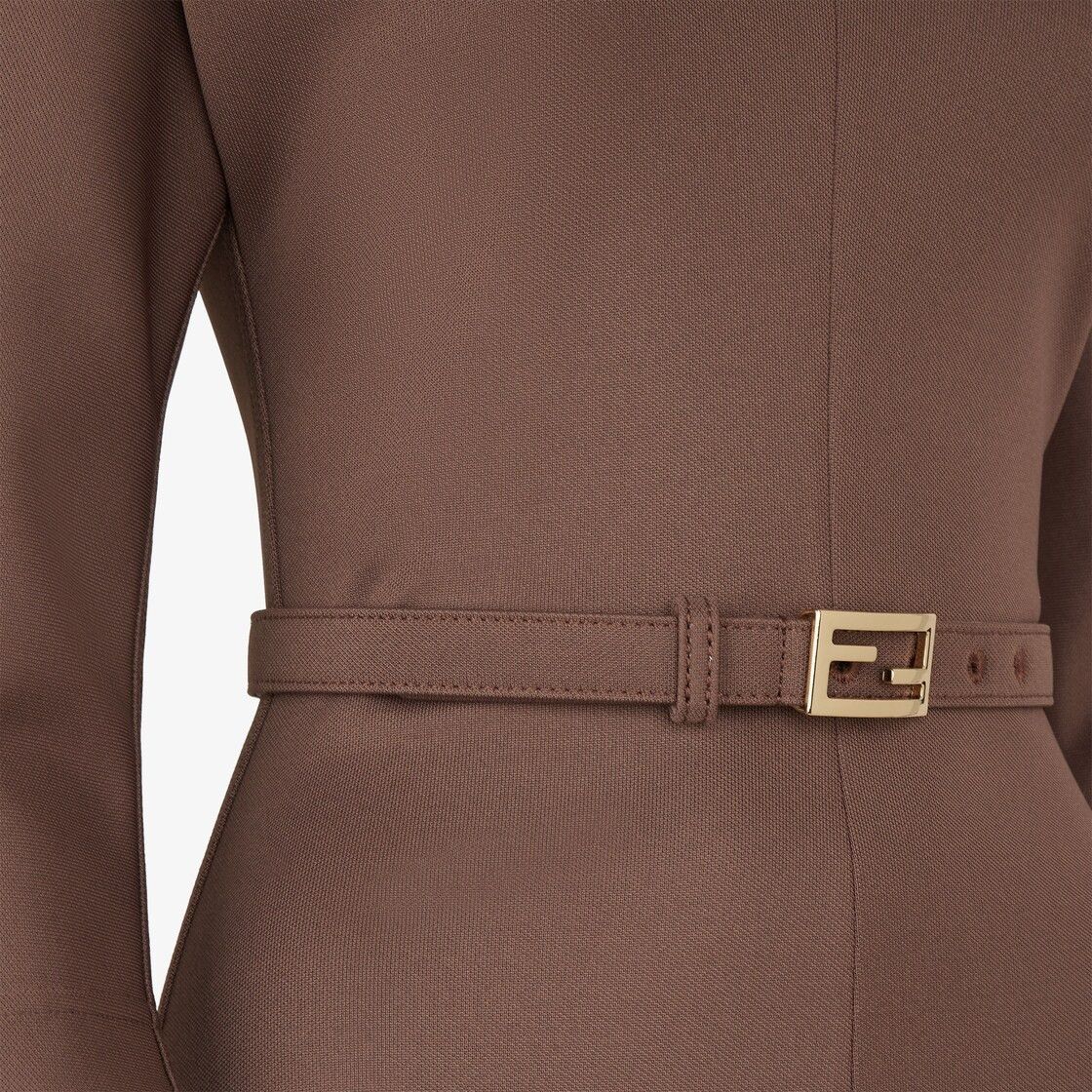 Fendi o1s1wg111224 Dress in Brown Size XL / US 12-14 / IT 48-50 - 3 Thumbnail