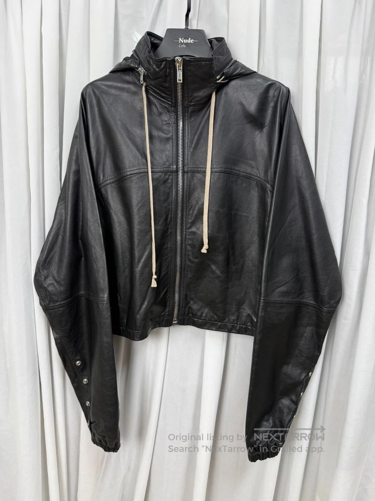 Rick Owens Rick Owens M65 Deconstructed Leather Jacket. Size US XXS / EU 40 - 1 Thumbnail