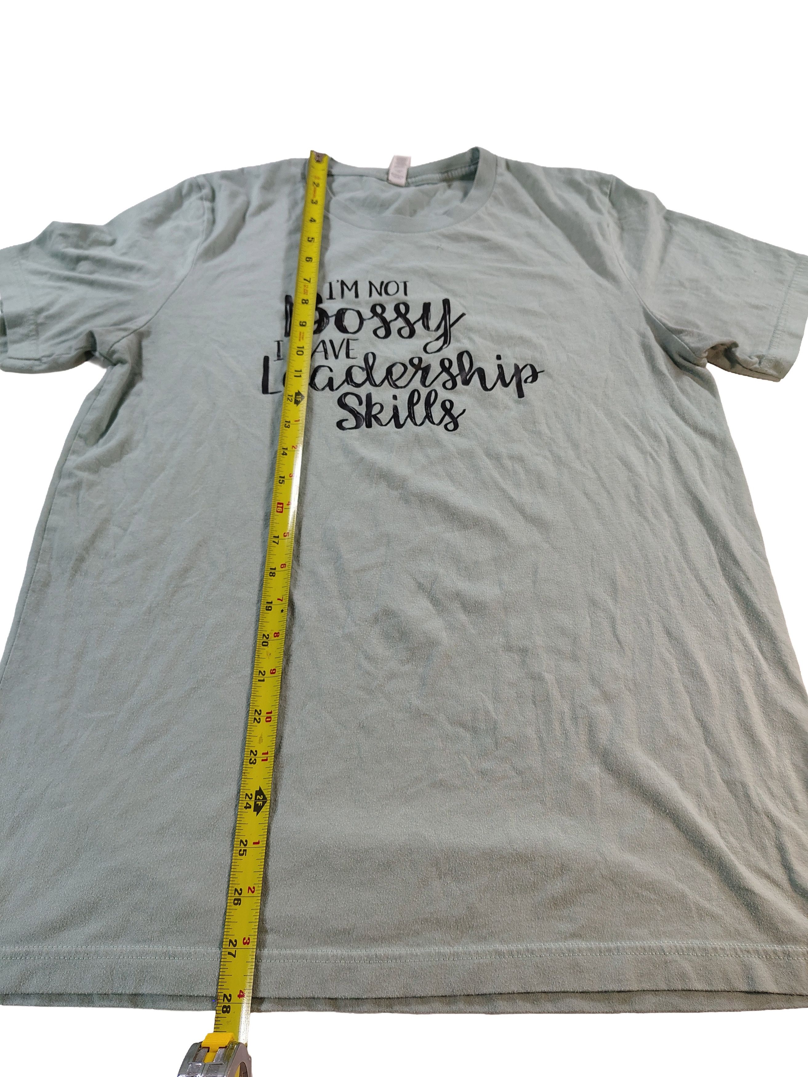 Other Women's "I'm Not Bossy I Have Leadership Skills" T-Shirt Size L / US 10 / IT 46 - 3 Thumbnail