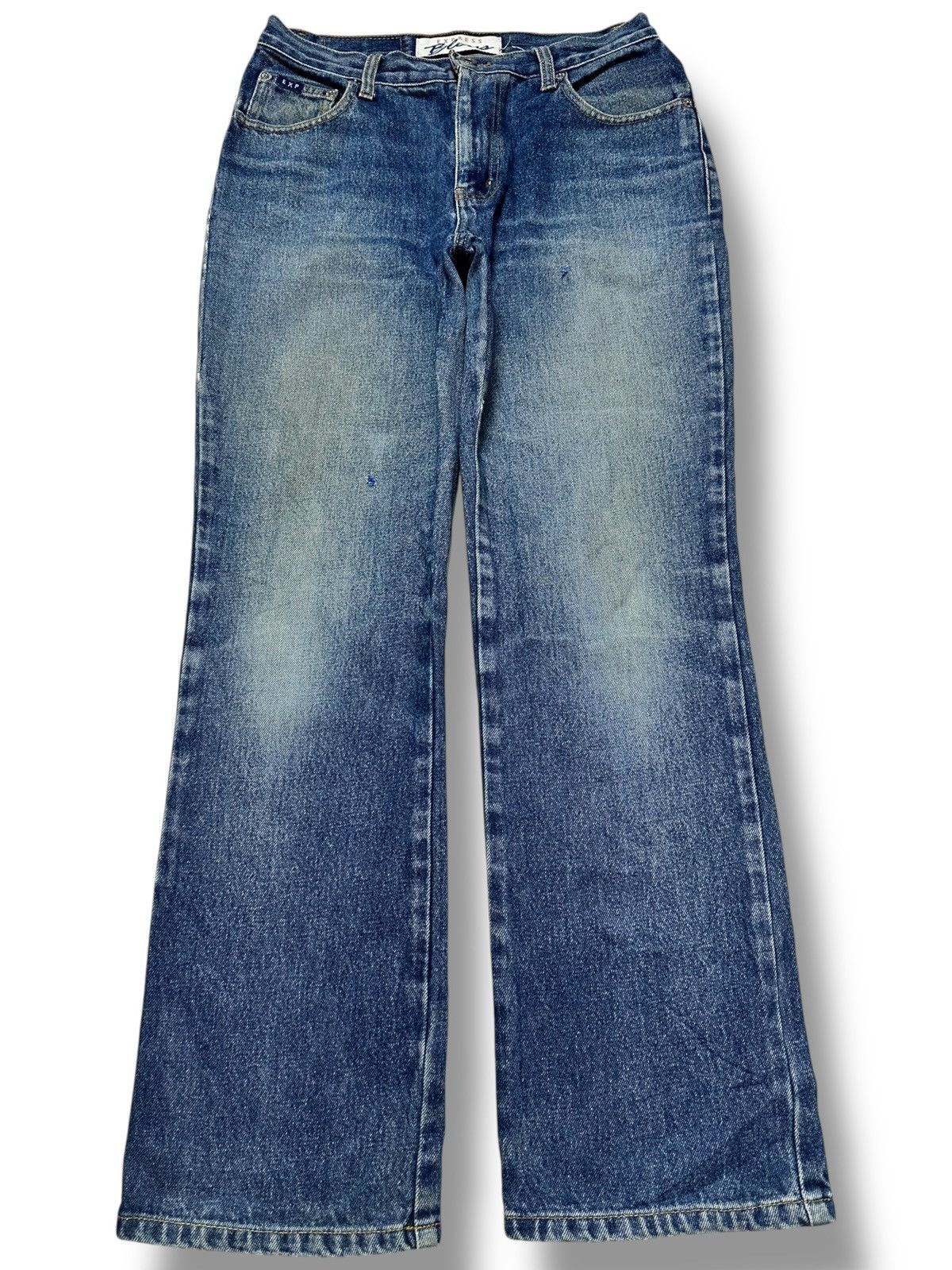 Express Express Vintage With Straight Loose Style and Faded Wash Size US 31 - 1 Thumbnail