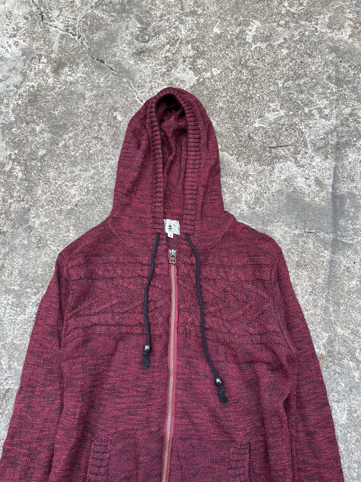 Tornado Mart Japanese Takeo Kikuchi Knit Hoodie Tornado Mart Styled Size US M / EU 48-50 / 2 - 3 Thumbnail