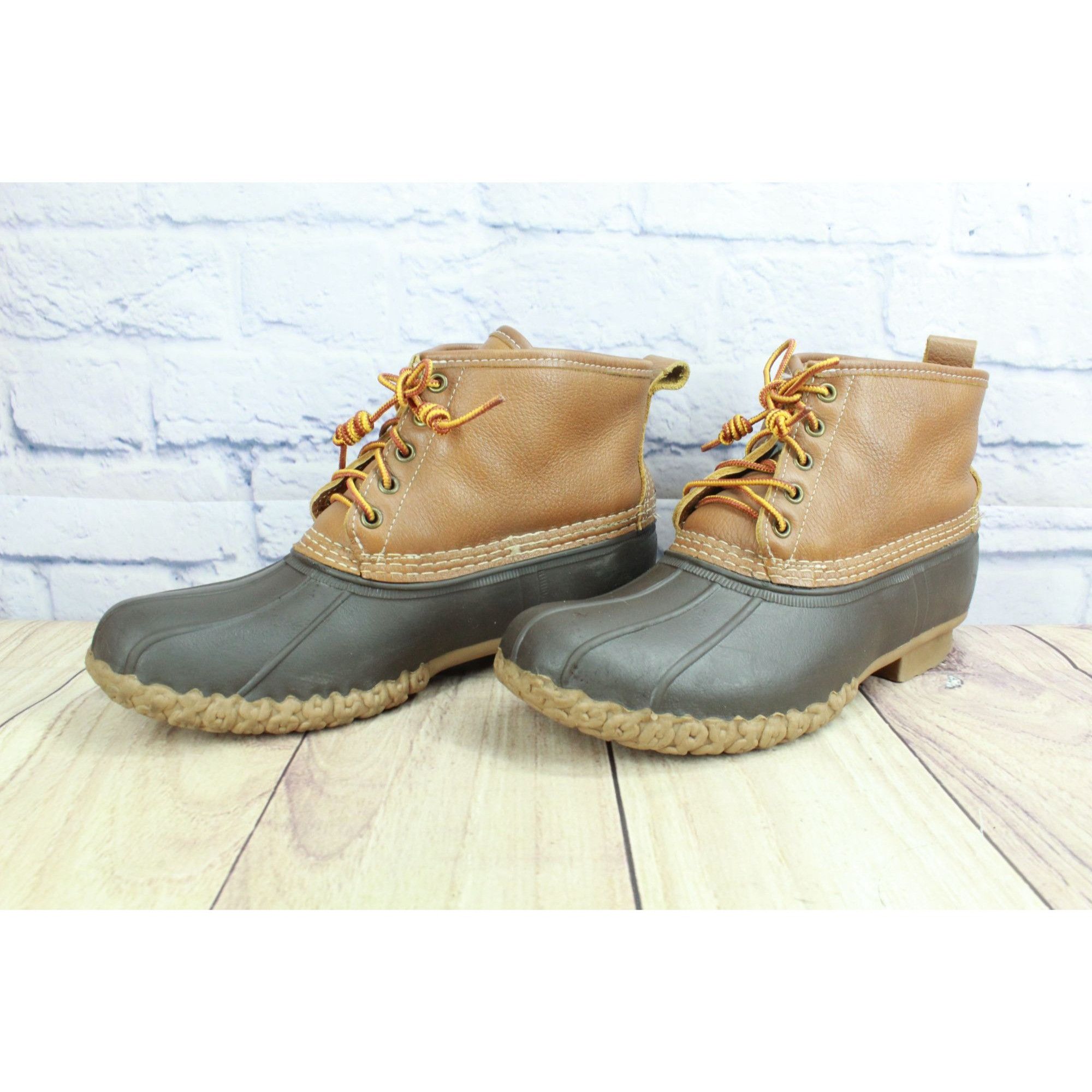 L.L. Bean LL Bean Women's 6" Sherpa Lined Insulated Bean Boots Leather Size US 10 / IT 40 - 2 Thumbnail