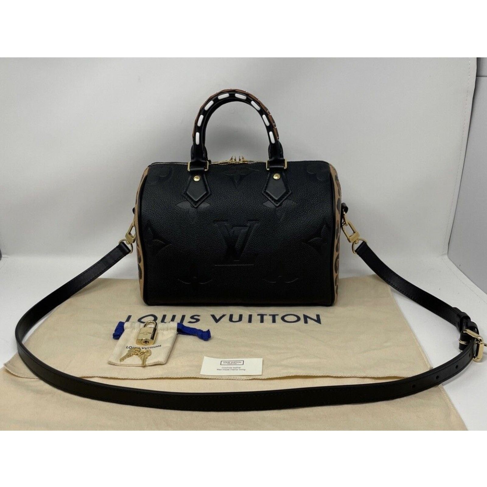 Louis Vuitton Wild At Heart Speedy Bandouliere 25 Empreinte Monogram Giant Size ONE SIZE - 4 Thumbnail