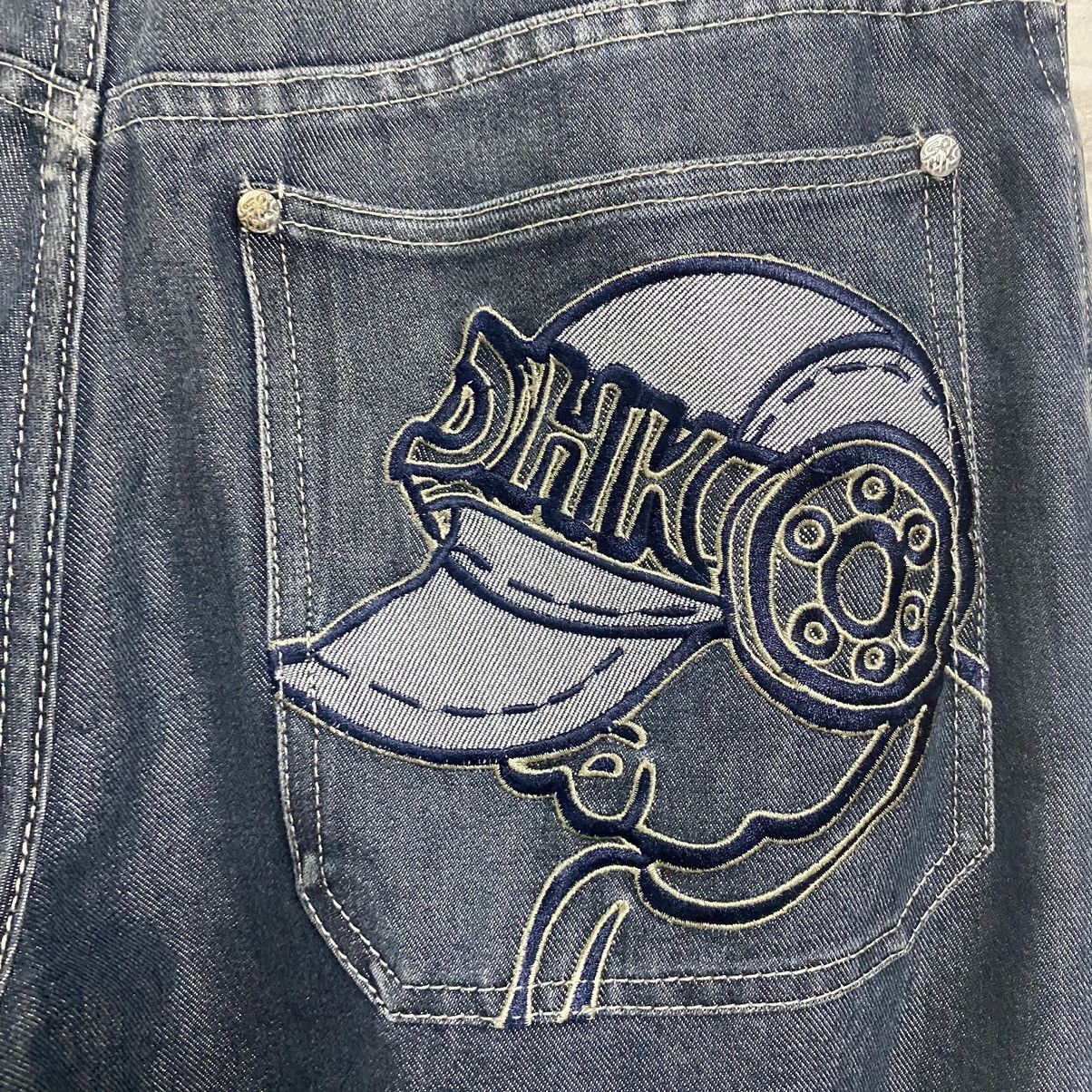 JNCO Vintage SOHK School Of Hard Knocks Denim Baggy Pants Size US 31 - 16 Thumbnail