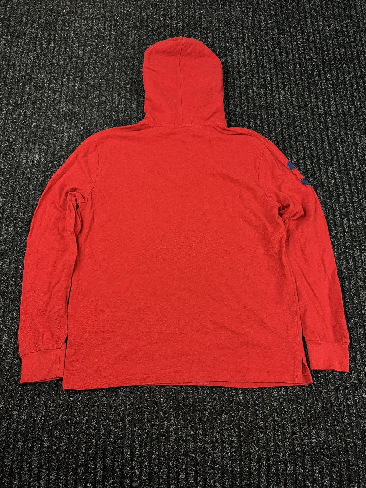 Polo Ralph Lauren Polo Ralph Lauren #3 Red Hoodie Streetwear Y2K Size US M / EU 48-50 / 2 - 2 Thumbnail