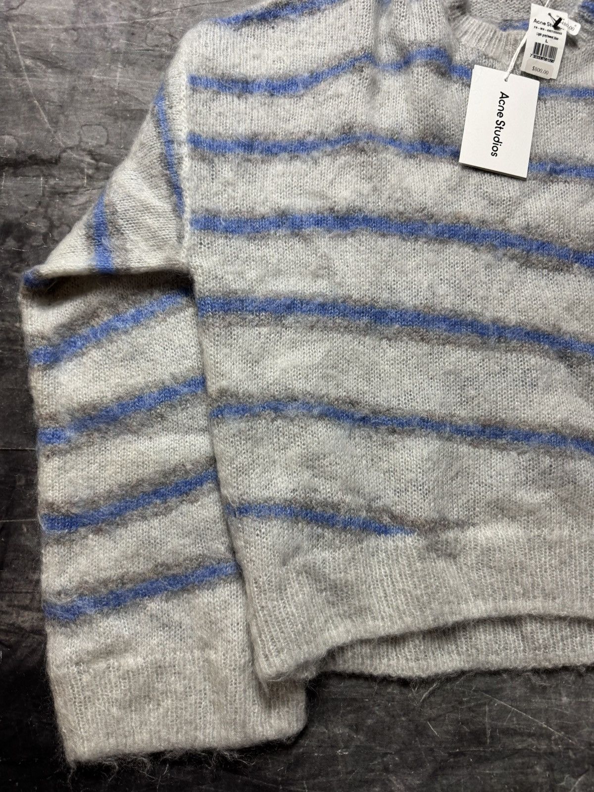 Acne Studios Acne Studios Mohair Striped Sweater Size US L / EU 52-54 / 3 - 3 Thumbnail