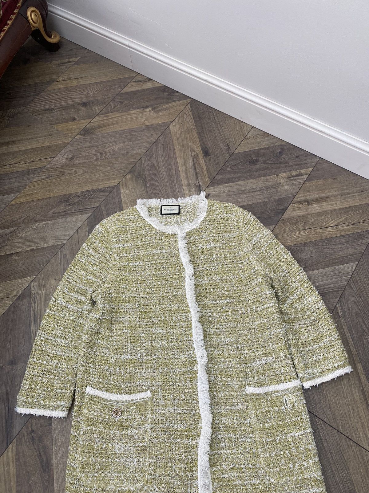 Designer × Vintage Vintage Bruno Manetti Womens Cotton Knit LS Cardigan Size XL / US 12-14 / IT 48-50 - 6 Thumbnail