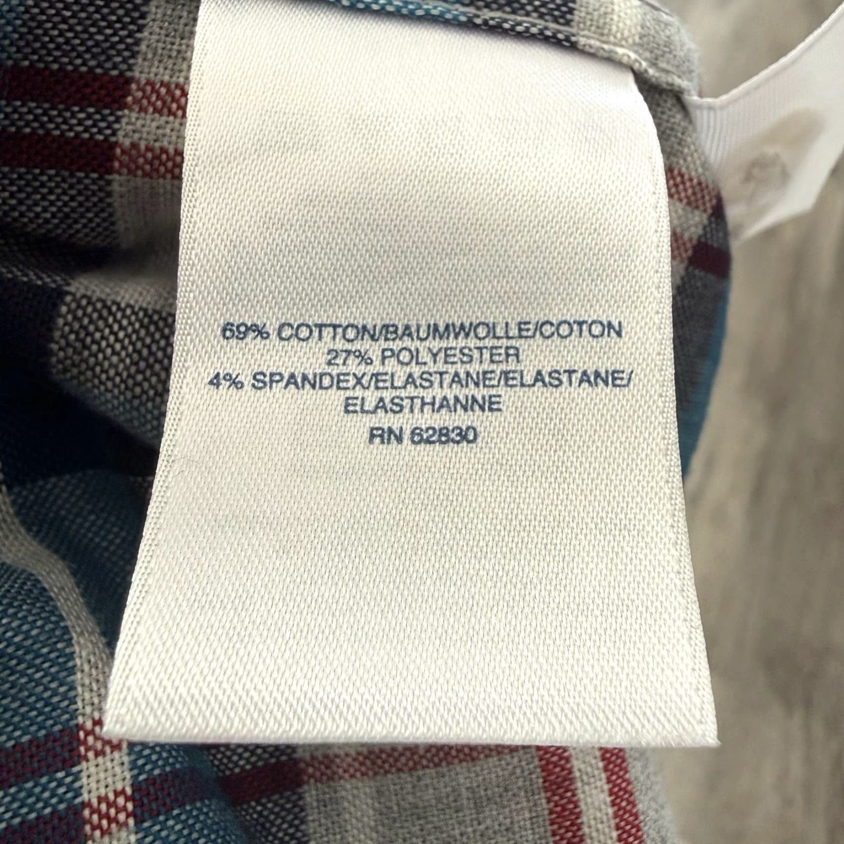 Lands' End Lands' End Sail Rigger Oxford Shirt Mens XL Teal Gray Check Traditional Fit Size US XL / EU 56 / 4 - 4 Thumbnail