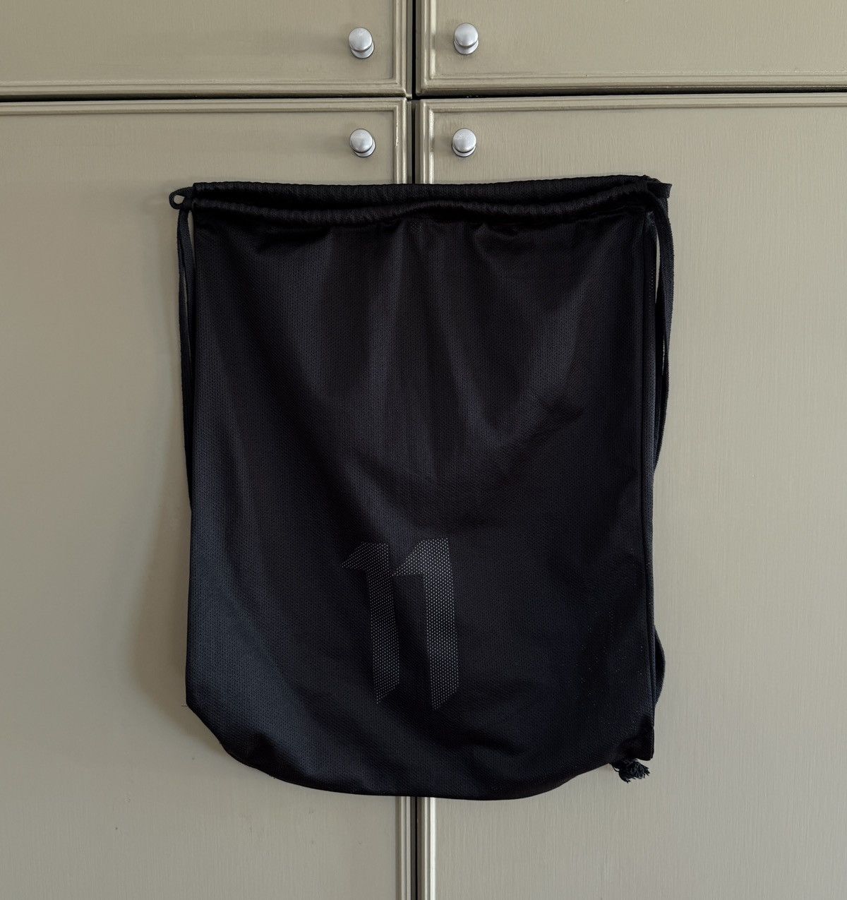 11 By Boris Bidjan Saberi BBS 11 Perforated Drawstring Bag Size ONE SIZE - 5 Thumbnail