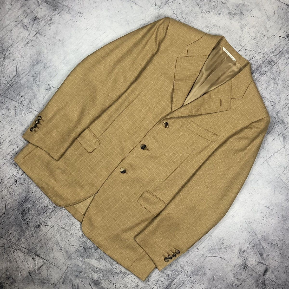 Canali Vintage Canali Haffke Pure Wool Italy Blazer sport coat og Size 50R - 5 Thumbnail