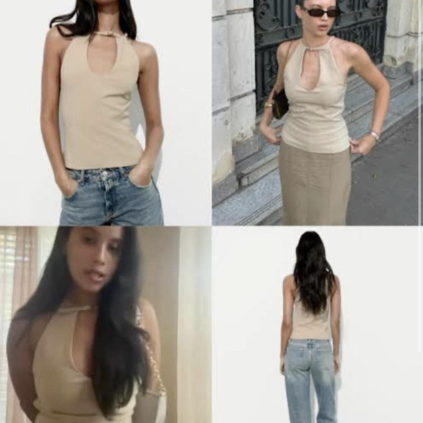 Zara Zara stretch halter top Size S / US 4 / IT 40 - 3 Thumbnail