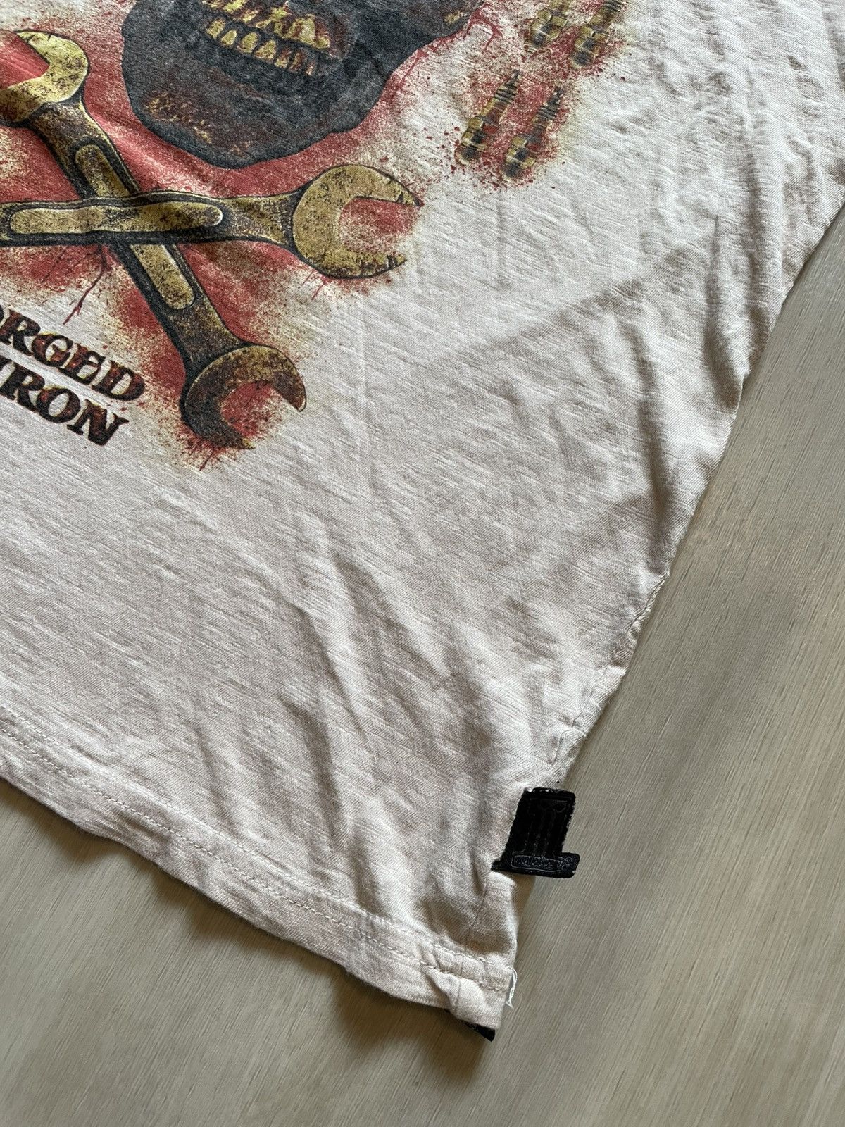 Harley Davidson HARLEY DAVIDSON Skull Tee Made in USA 100% Cotton Sz Medium Size US M / EU 48-50 / 2 - 3 Thumbnail