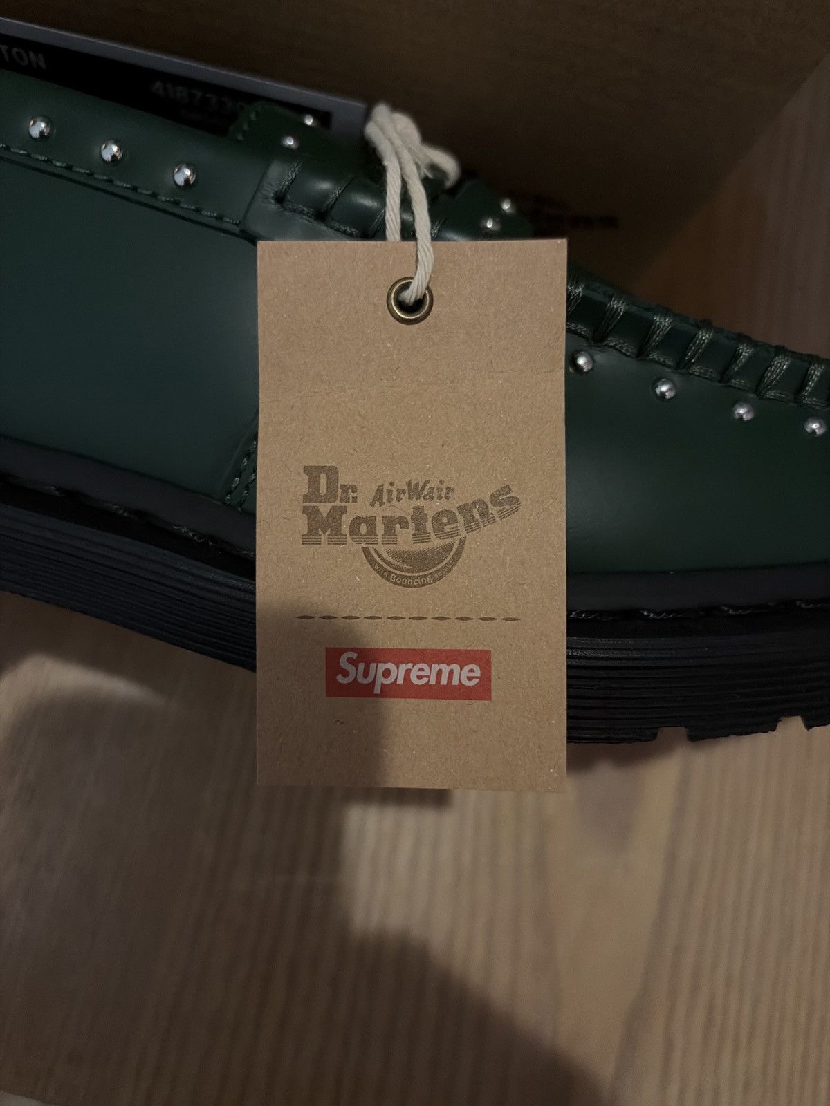 Dr. Martens × Supreme Supreme Dr. Martens Studded Penton Loafer Green Size US 8 / EU 41 - 6 Thumbnail