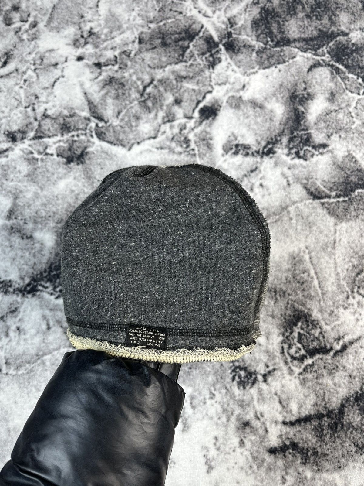 Diesel Diesel Rare Reversible beanie Y2K Avant-garde Size 40 - 2 Thumbnail