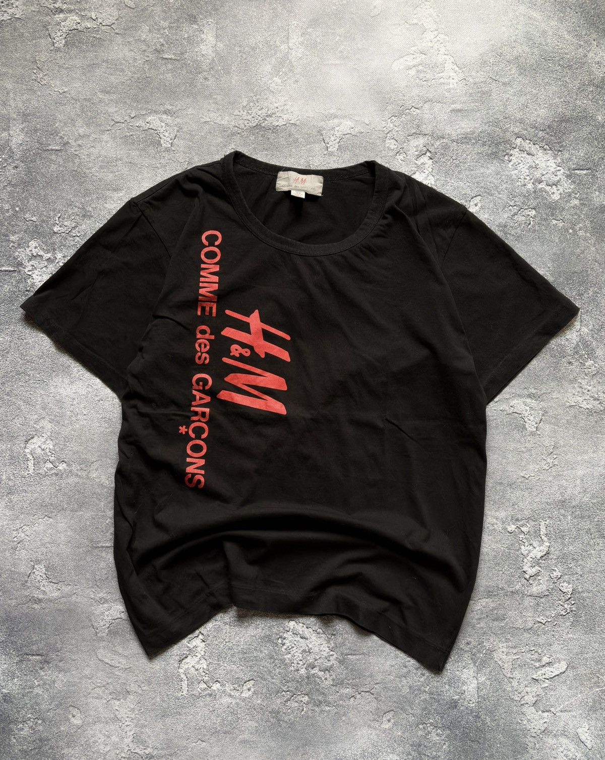Comme des Garcons Short Sleeve Black CDG 1986 ete logo print T