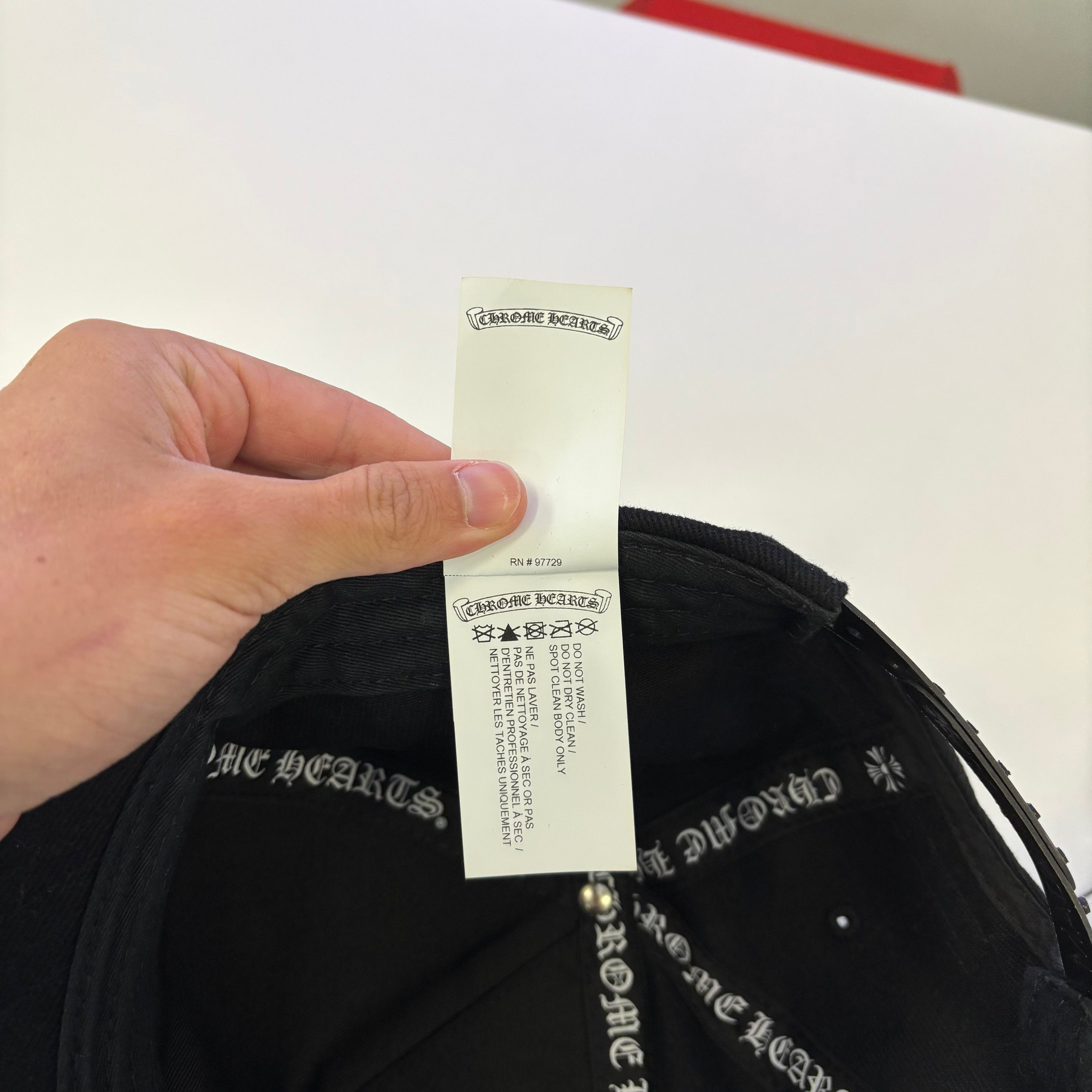 Chrome Hearts Chrome Hearts Embroidered Cross Scroll Hat Size ONE SIZE - 7 Thumbnail