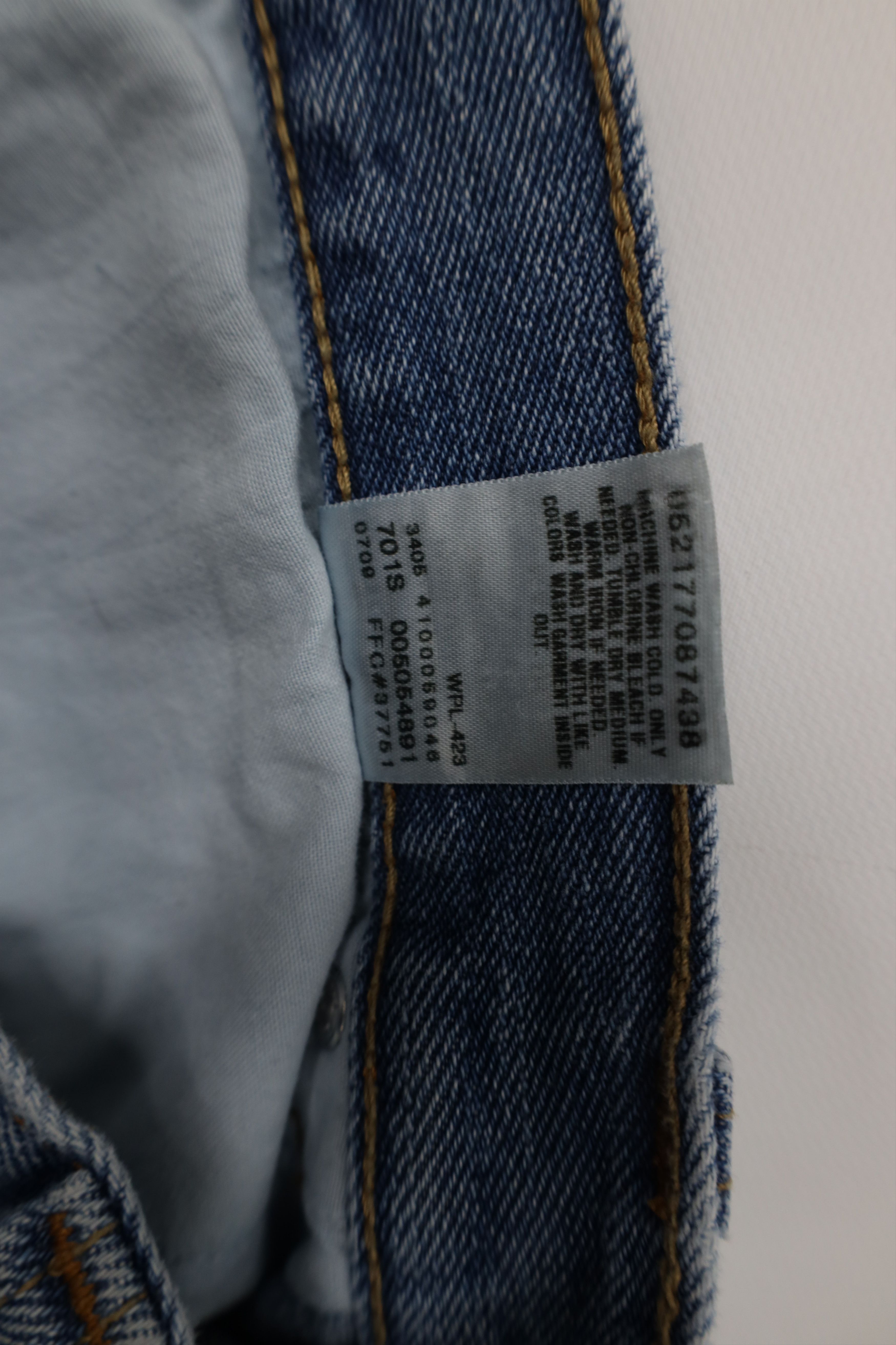 Levi's Vintage Y2K Levis 505 Regular Straight Leg Denim Jeans Blue Size US 34 / EU 50 - 8 Thumbnail