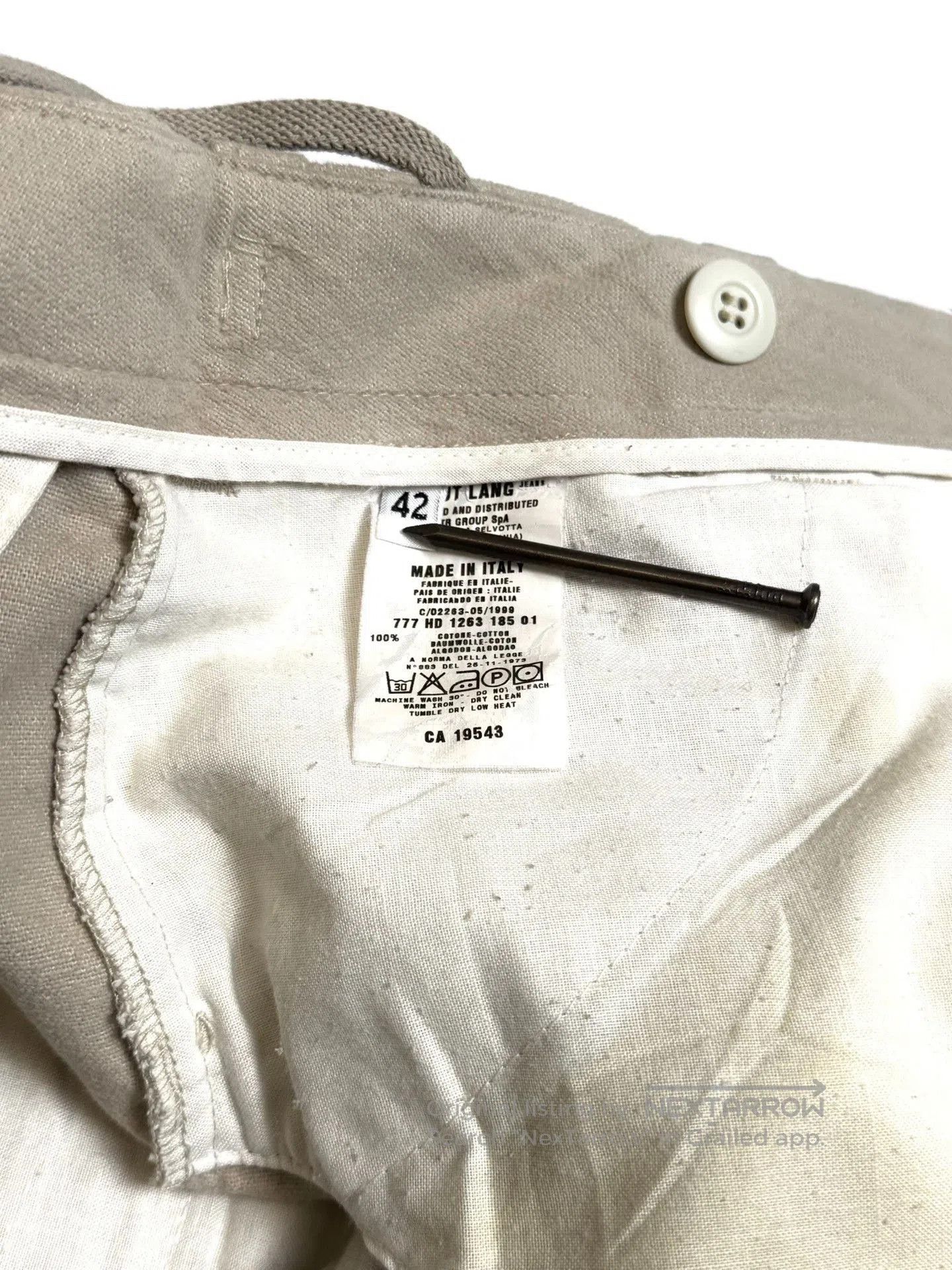 Helmut Lang Helmut Lang 1999 Moleskin Astro Zip Pants. Size US 26 / EU 42 - 9 Thumbnail