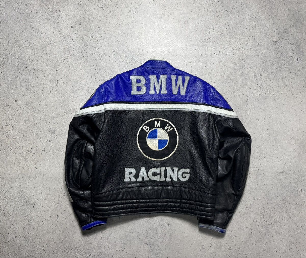 BMW BMW Racing Leather Bomber Jacket Big Logo Size XL Size US XL / EU 56 / 4 - 17 Thumbnail