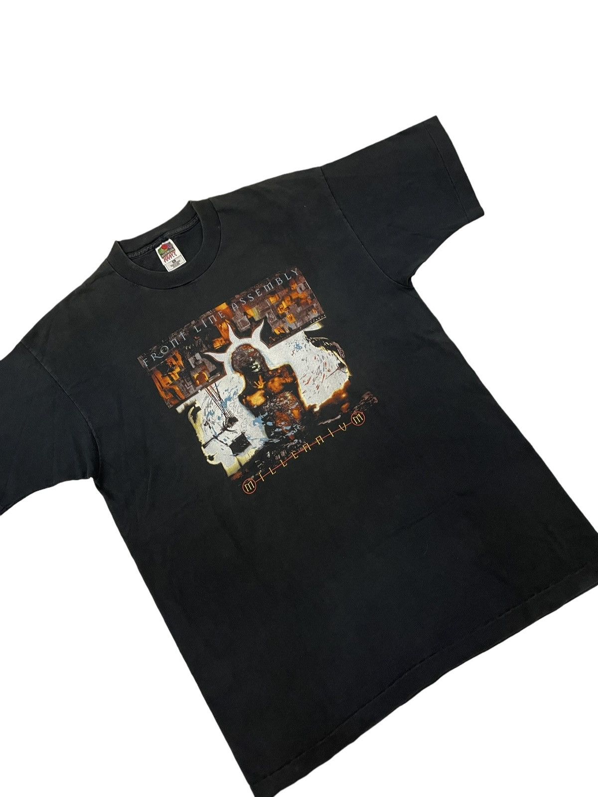 Band Tees × Vintage Vintage band tee 1994 Front Line Assembly-Millennium Size US XL / EU 56 / 4 - 3 Thumbnail