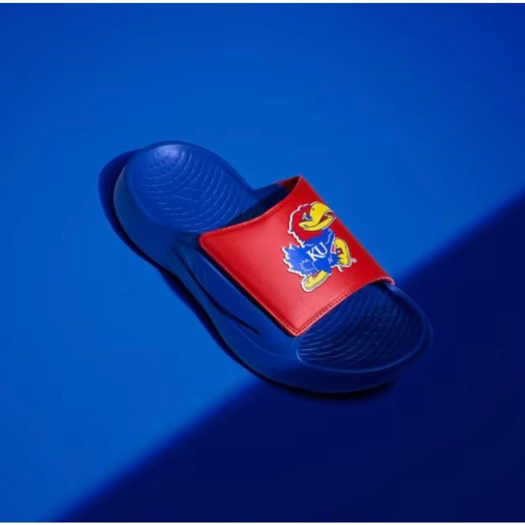 Adidas KANSAS JAYHAWKS LIGHTBLAZE MENS SLIDES US size 11 Size US 11 / EU 44 - 2 Thumbnail