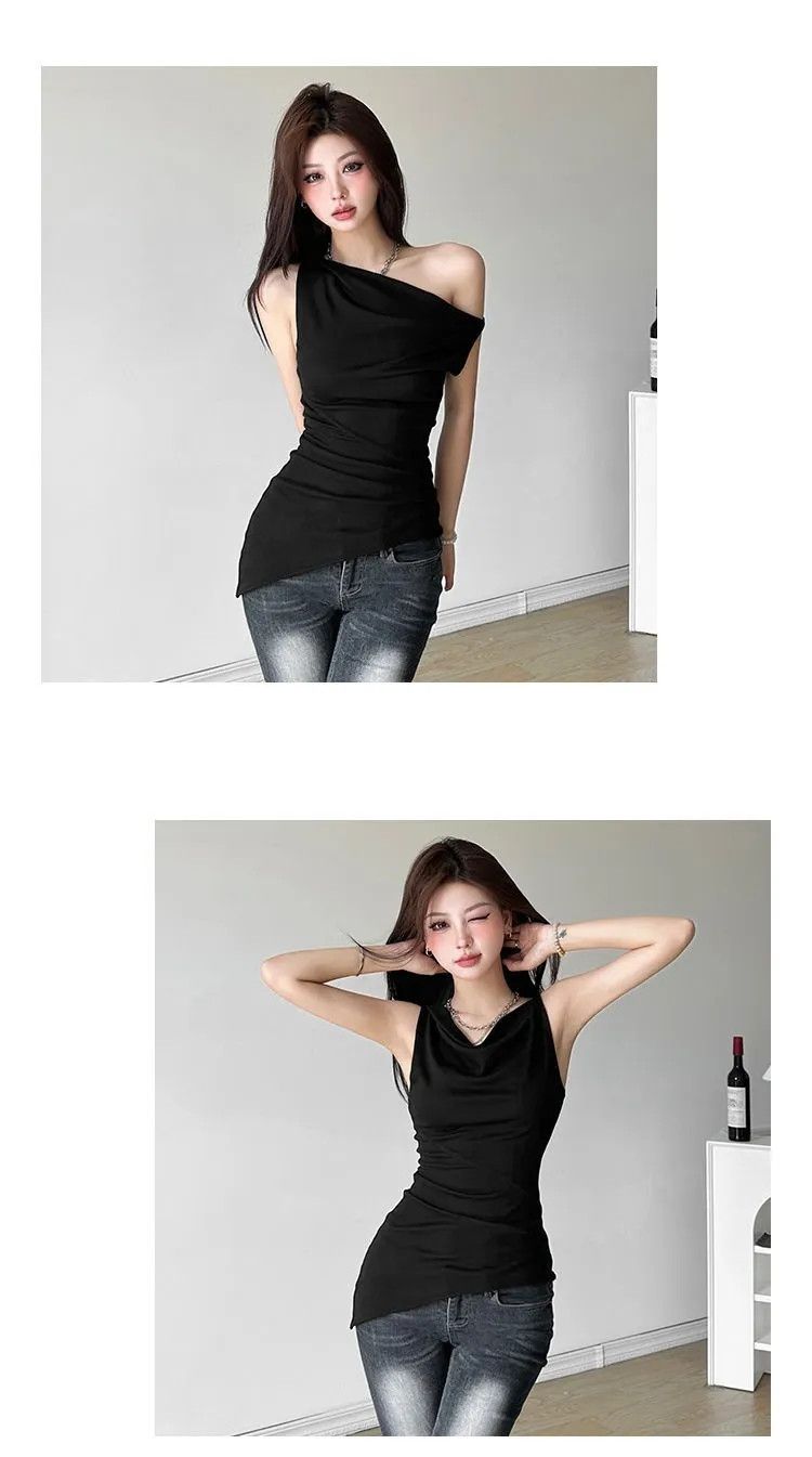 Other Women's Multi-wear Collarbone Thin Shoulder T-shirt Summer Size S / US 4 / IT 40 - 1 Thumbnail