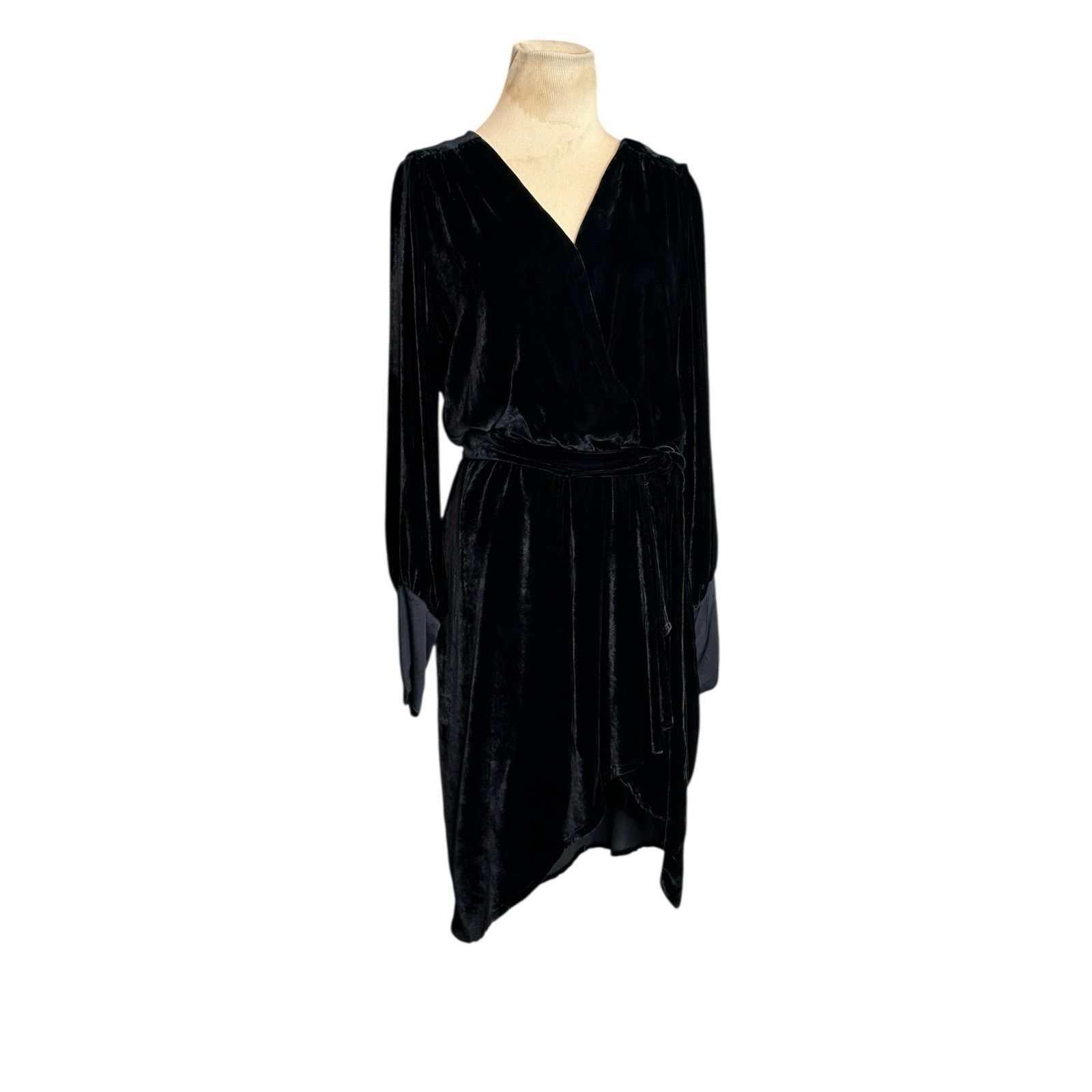 Young Fabulous & Broke Young Broke Fabulous velvet long sleeves belted dress Small Size S / US 4 / IT 40 - 18 Thumbnail