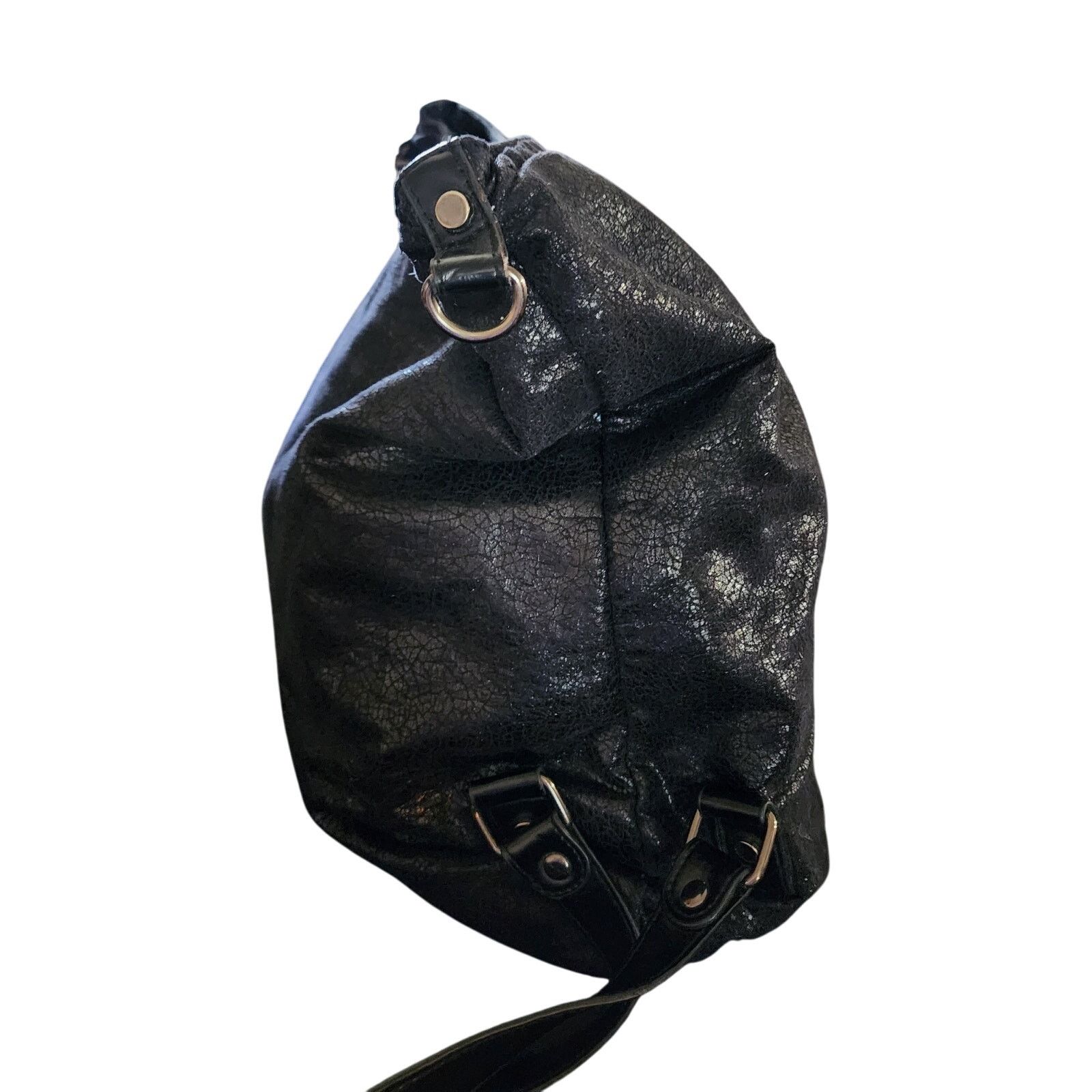 Kenneth Cole Kenneth Cole Reaction black bag fold over adjustable strap Size ONE SIZE - 4 Thumbnail