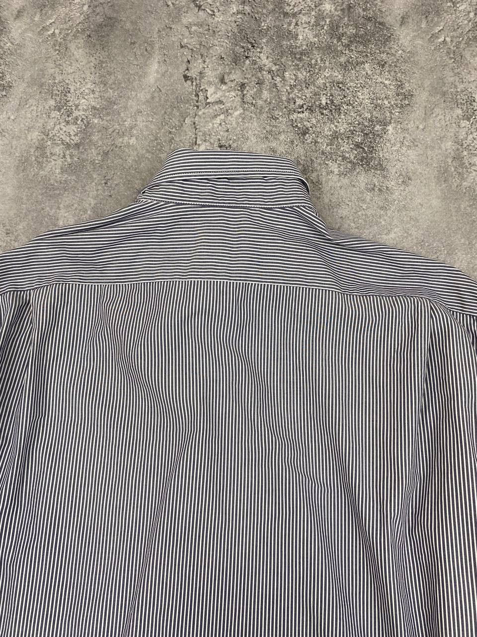 Lacoste Lacoste Men Cotton Shirt Blue White Striped Size S Size US S / EU 44-46 / 1 - 7 Thumbnail