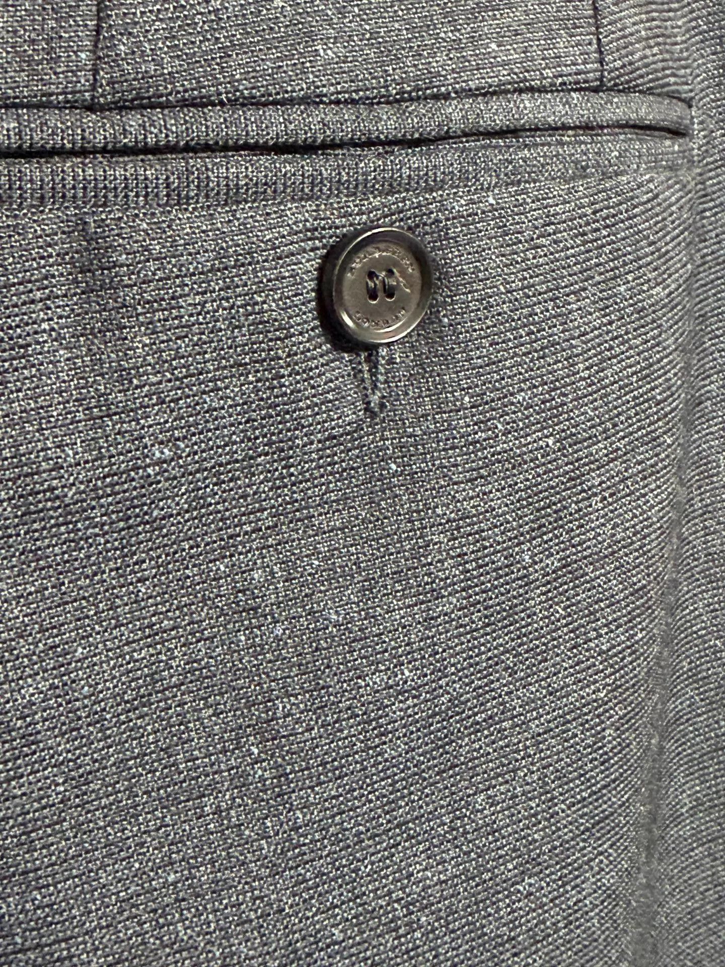 Burberry Burberry New 96% Wool 4% Silk Straight Trousers 54 Italy Size US 38 / EU 54 - 5 Thumbnail