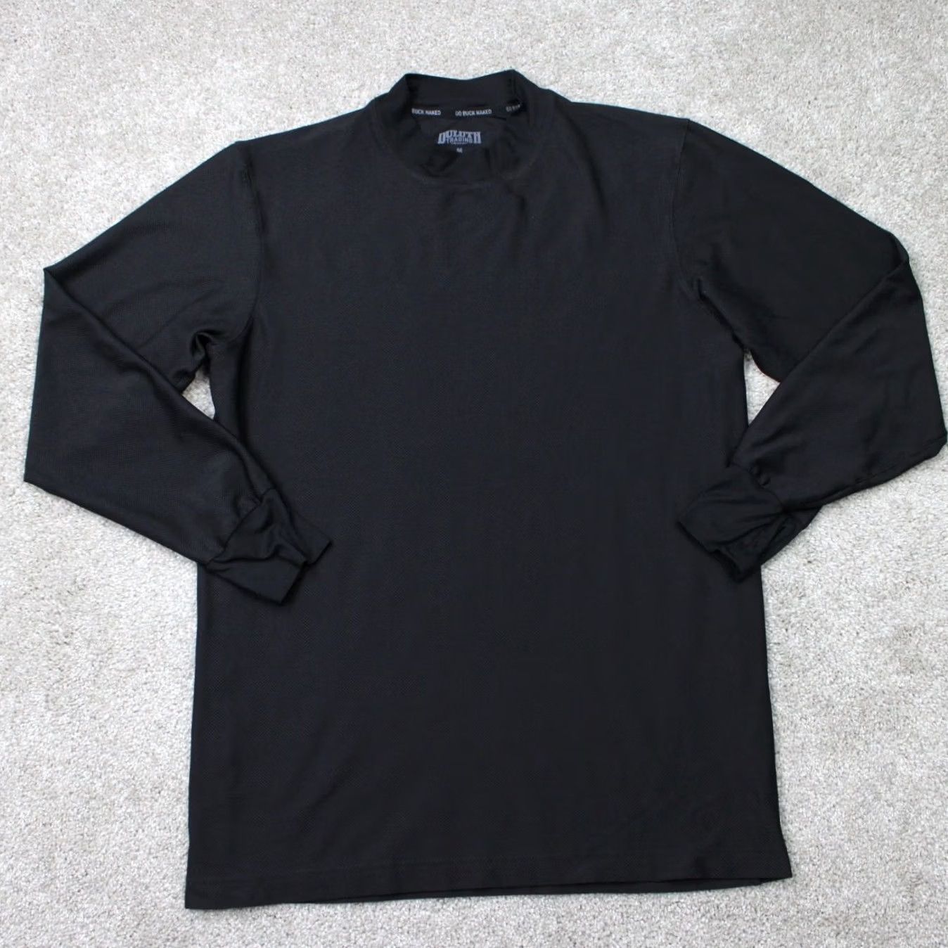 Vintage Duluth Mens Medium Black Buck Naked Performance Base Layer L/S Shirt Hustler Athletic M Size US M / EU 48-50 / 2 - 2 Thumbnail