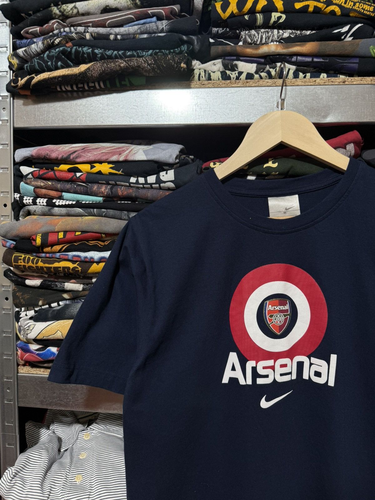 Nike × Vintage Rare Vintage 1990’s Nike FC Arsenal Football Soccer T-Shirt Size US M / EU 48-50 / 2 - 3 Thumbnail