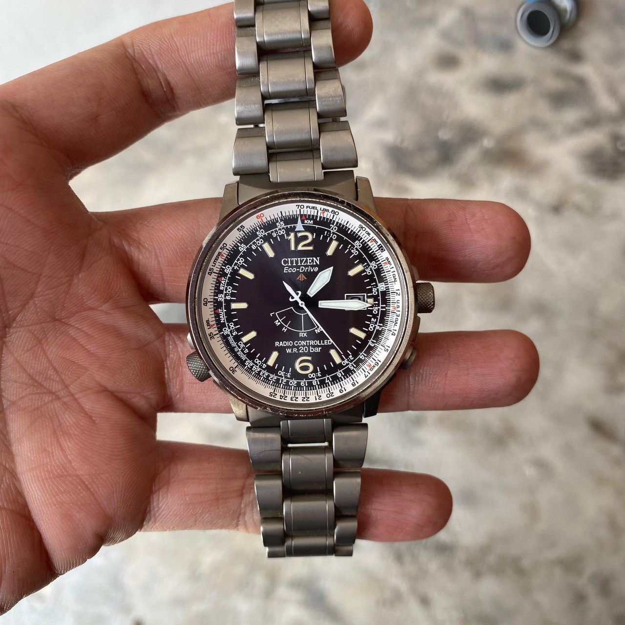 Citizen Citizen Promaster Eco-Drive Radio Controlled Titanium Size ONE SIZE - 1 Thumbnail