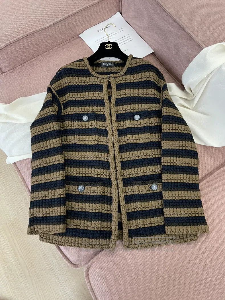 Chanel Chanel Station series striped jacket Size S / US 4 / IT 40 - 1 Thumbnail