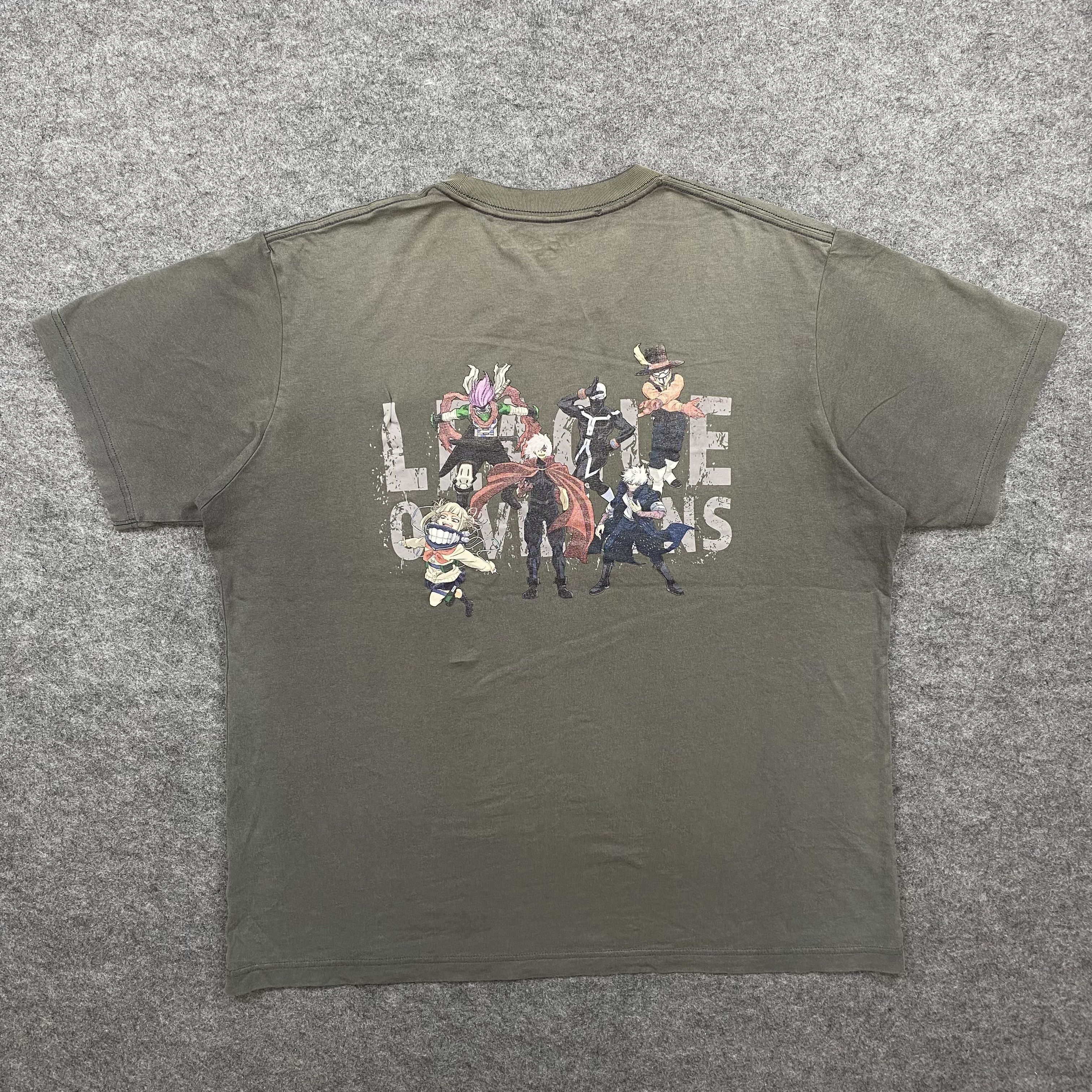 Anime anime uniqlo League of villains sun faded Tshirt-M095 Size US XL / EU 56 / 4 - 1 Thumbnail