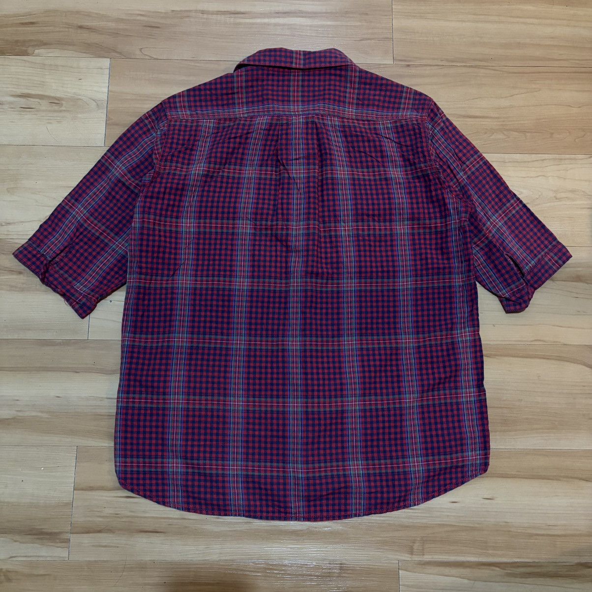 White Mountaineering White mountaineering 2011ss plaid 3/4 long sleeve shirt Size US M / EU 48-50 / 2 - 3 Thumbnail