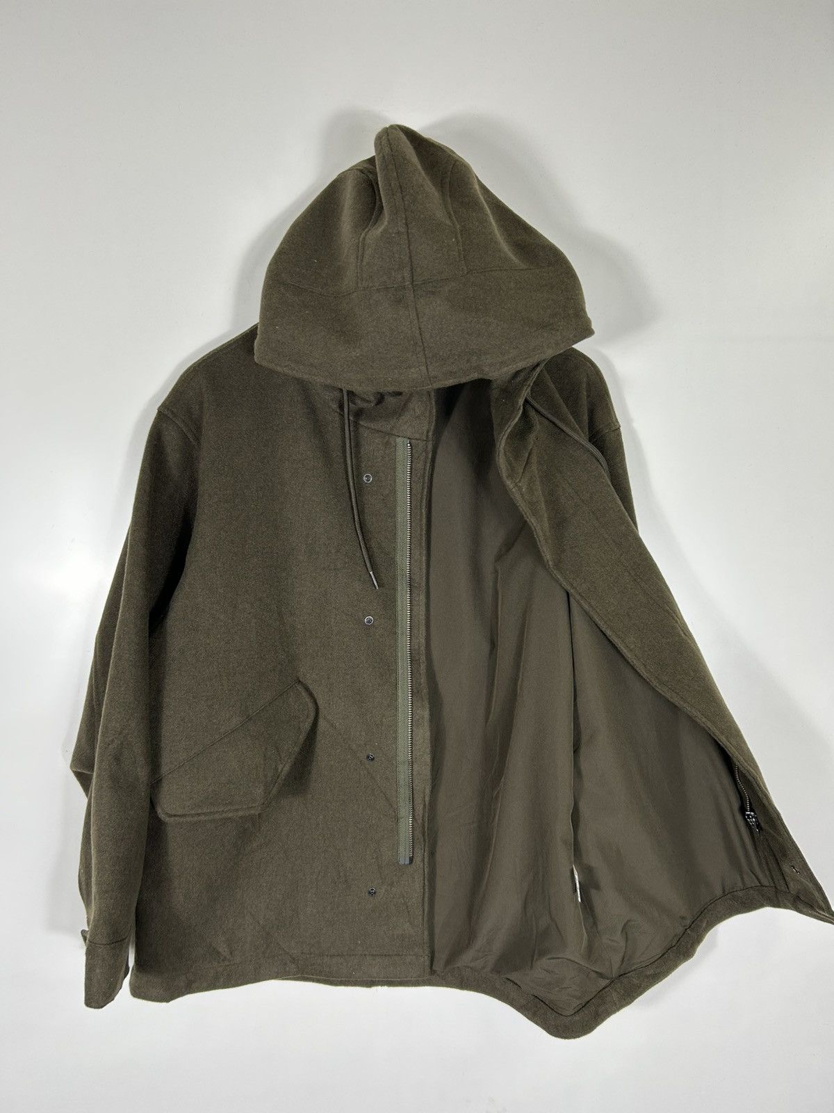 GU GU Hooded Fleece Jacket - Minimalist Outerwear Casual Coat Size US S / EU 44-46 / 1 - 8 Thumbnail