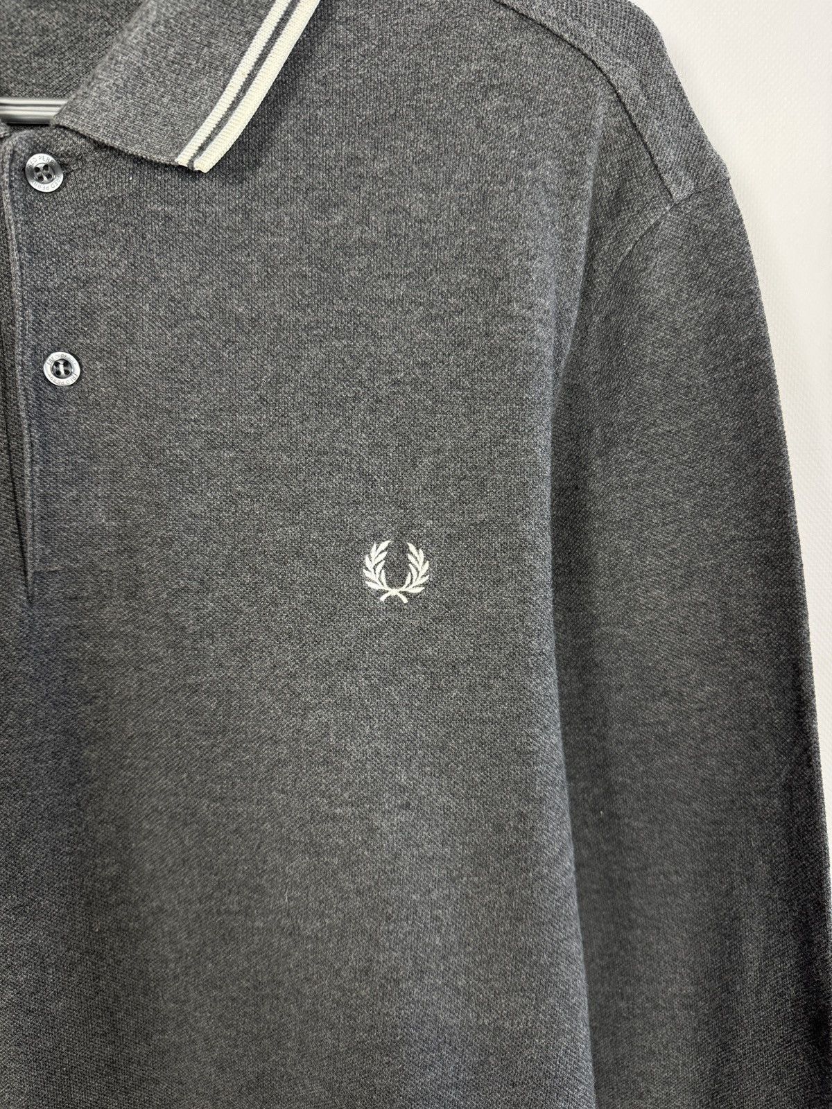 Fred Perry Fred Perry Long Sleeve Polo Shirt Casual Streetwear Size L Size US L / EU 52-54 / 3 - 6 Thumbnail