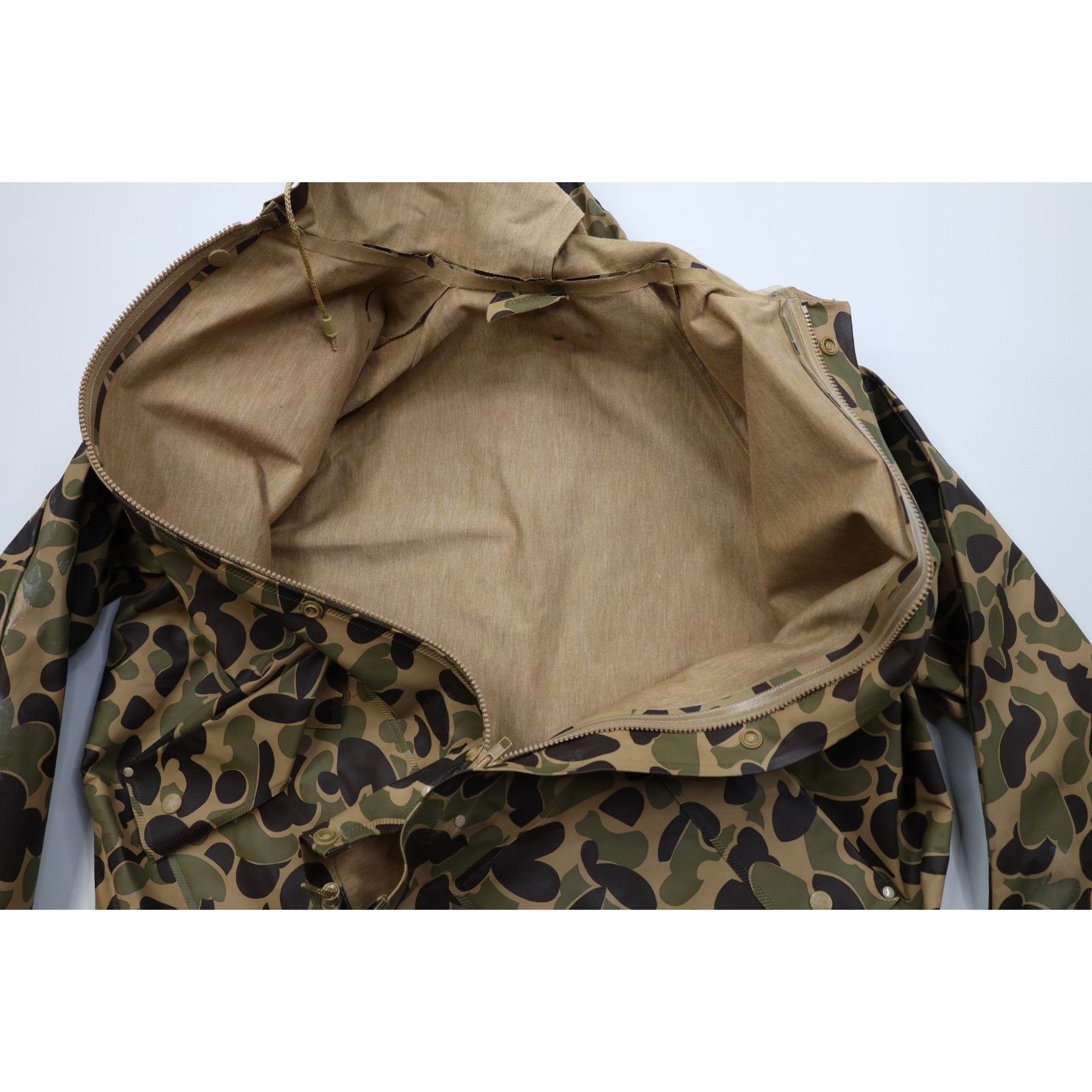 Vintage Vintage 90s 2 Piece Waterproof Frogskin Camouflage Rain Suit Size US L / EU 52-54 / 3 - 8 Thumbnail