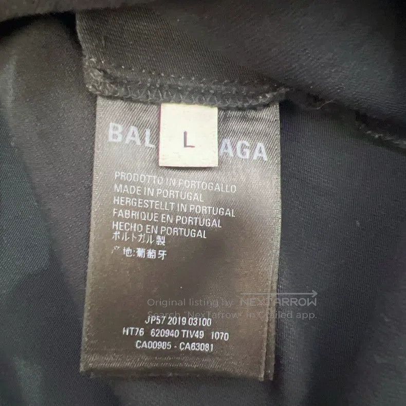 Balenciaga Balenciaga Black Crew Neck Long Sleeve T-Shirt Size US L / EU 52-54 / 3 - 5 Thumbnail