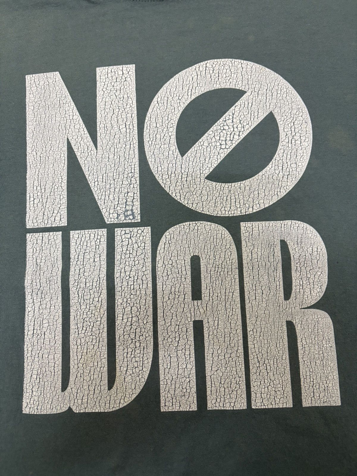 Vintage Y2K T-P-S NO WAR PUNK SLOGAN TEE BEAUTY CRACK FONT DESIGN Size US M / EU 48-50 / 2 - 5 Thumbnail