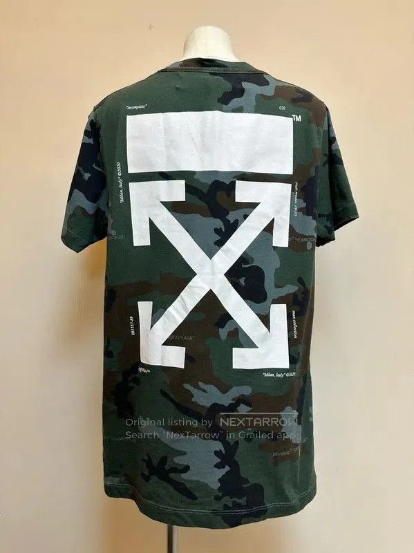 Off-White Off-White Camouflage Logo Short Sleeve T-shirt . Size US S / EU 44-46 / 1 - 2 Thumbnail