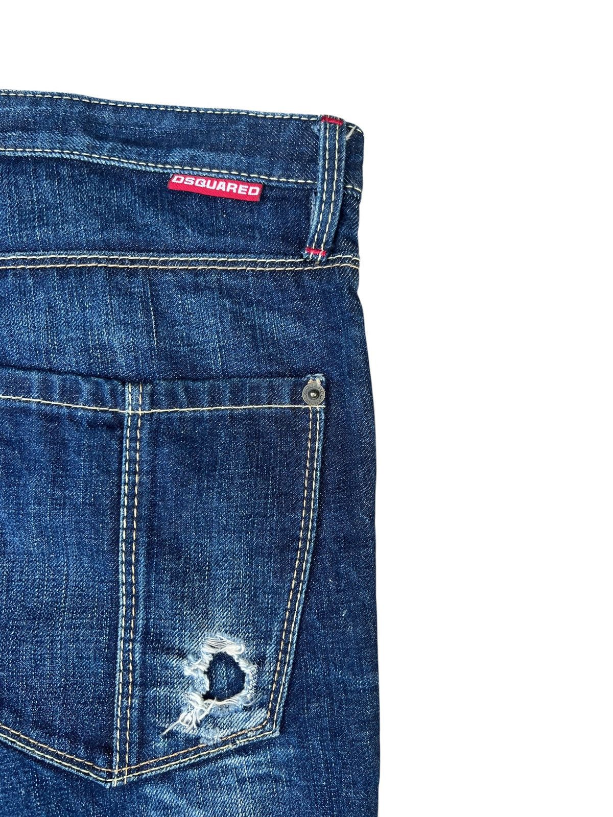Dsquared2 Dsquared2 Made in Italy Distressed Ripped Skinny Jeans Size US 32 / EU 48 - 16 Thumbnail