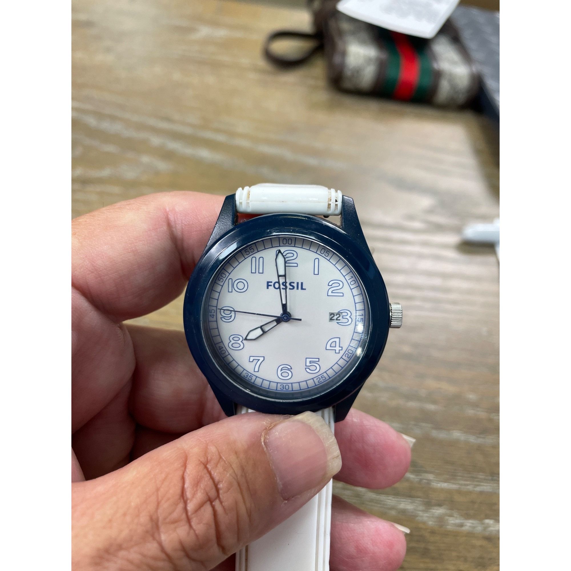 Fossil Fossil Mens white black quartz watch in good working conditi Size ONE SIZE - 12 Thumbnail