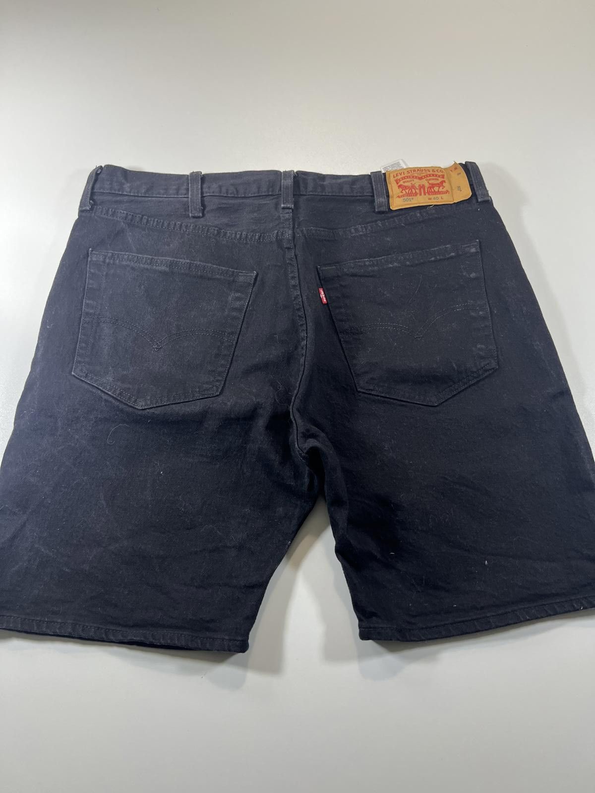 Other Vintage Levi’s 501 black Denim Shorts 40 Size US 40 / EU 56 - 9 Thumbnail